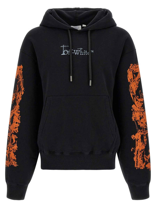 Black Cotton Sweatshirt