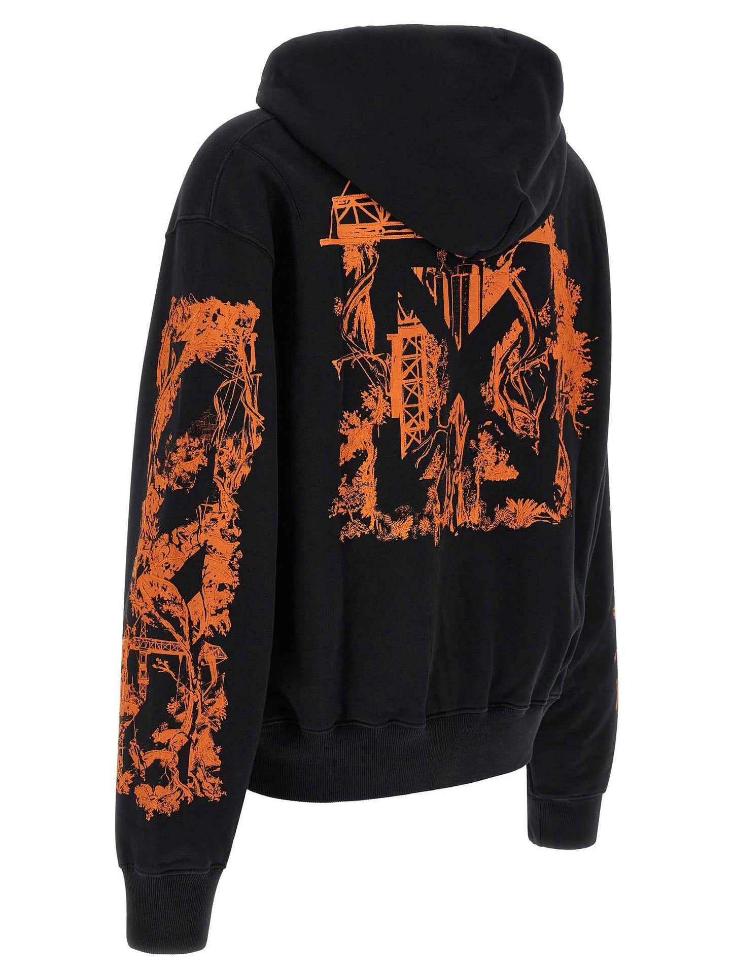 Black Cotton Sweatshirt