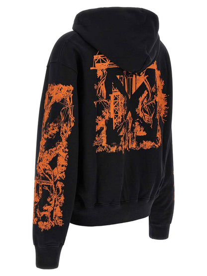 Black Cotton Sweatshirt