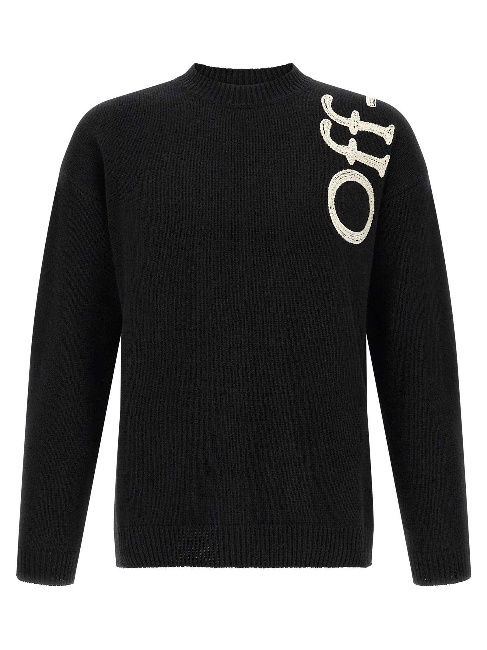 Bicolor Wool Cardigan