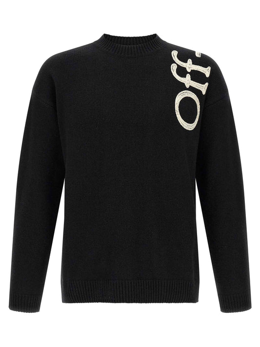 Bicolor Wool Cardigan