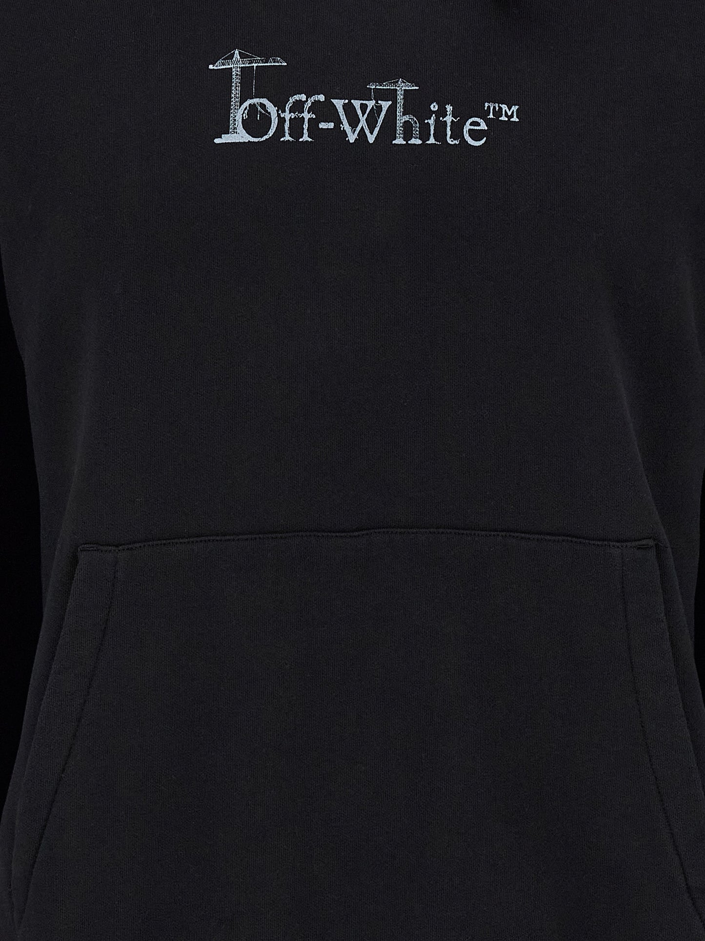 Black Cotton Sweatshirt