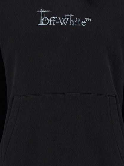 Black Cotton Sweatshirt