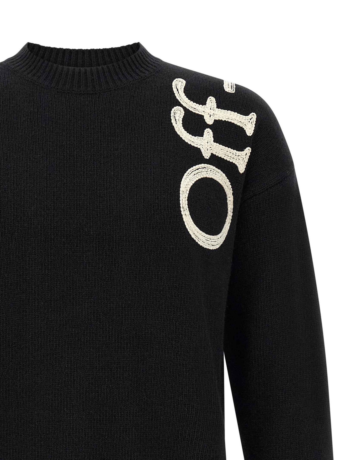 Bicolor Wool Cardigan
