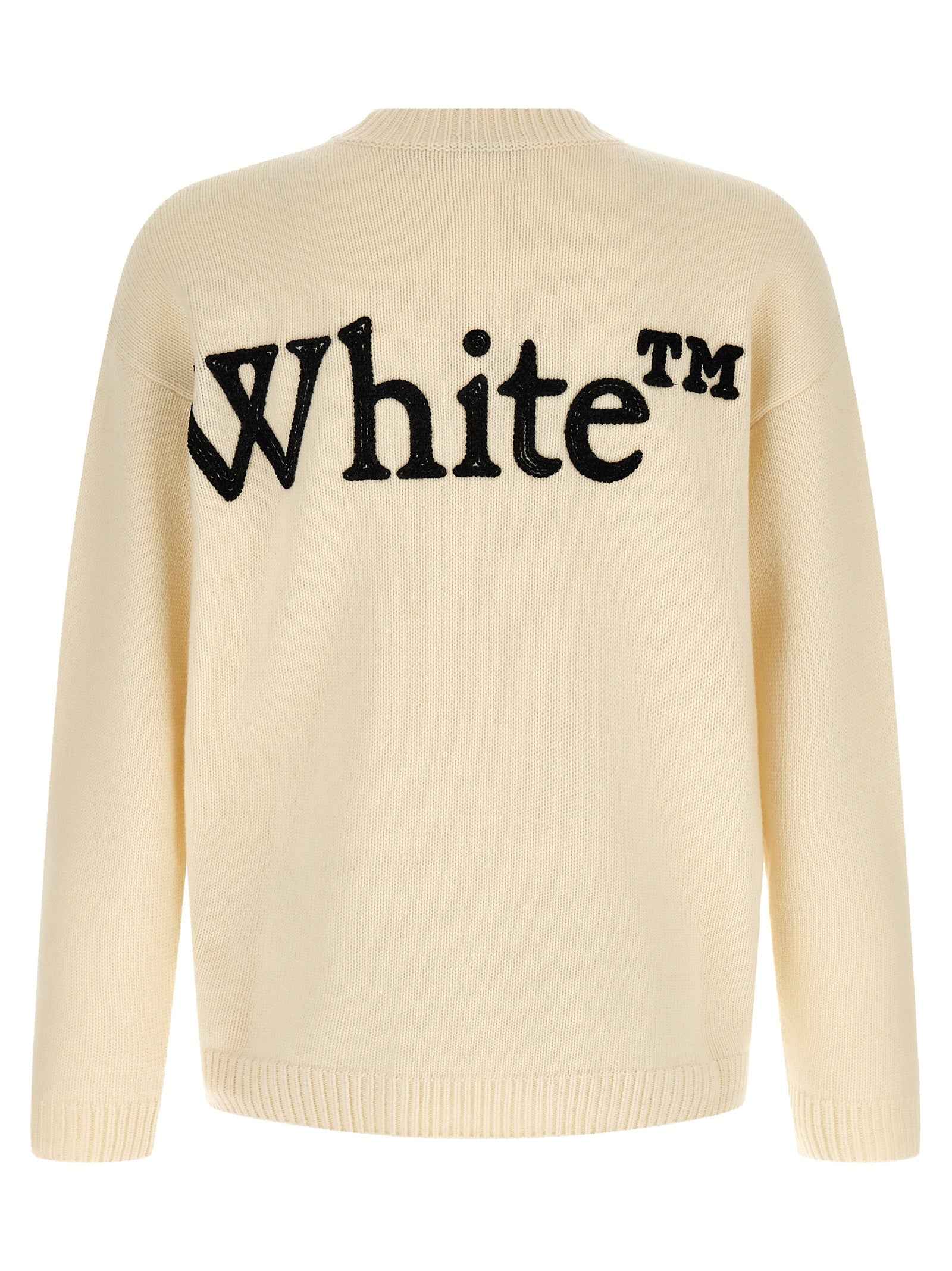 White Wool Cardigan