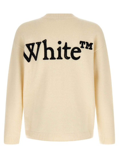 White Wool Cardigan