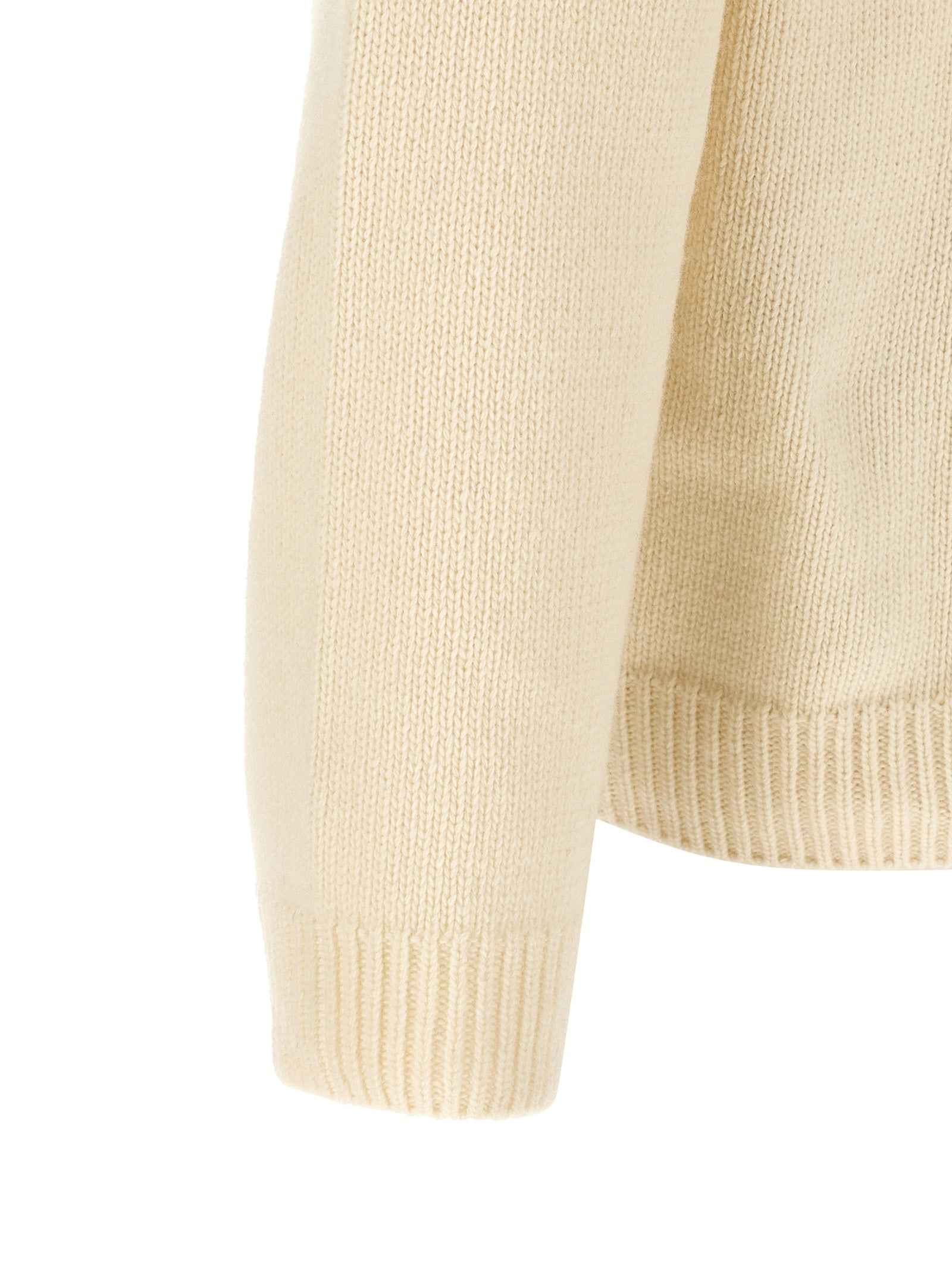 White Wool Cardigan