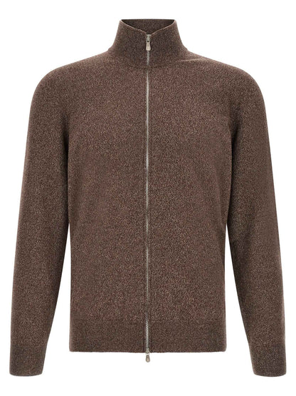 Brown Cashmere Cardigan