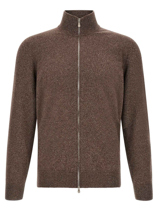 Brown Cashmere Cardigan