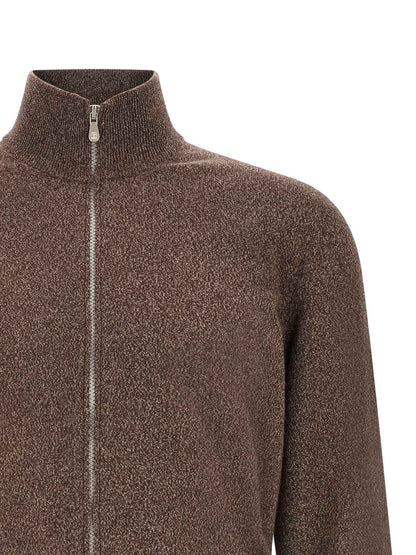 Brown Cashmere Cardigan