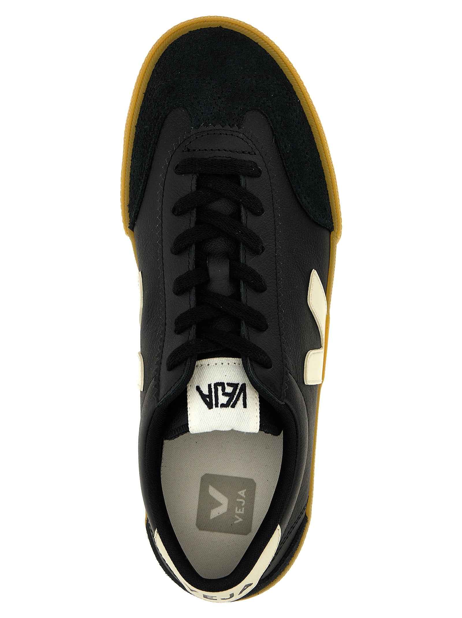 Black Calfskin Low Top Sneakers