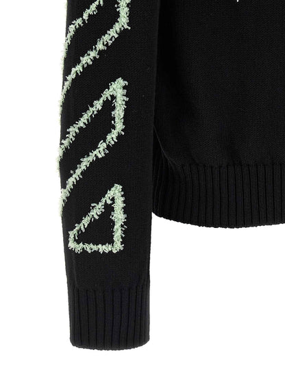 Black Cotton Cardigan