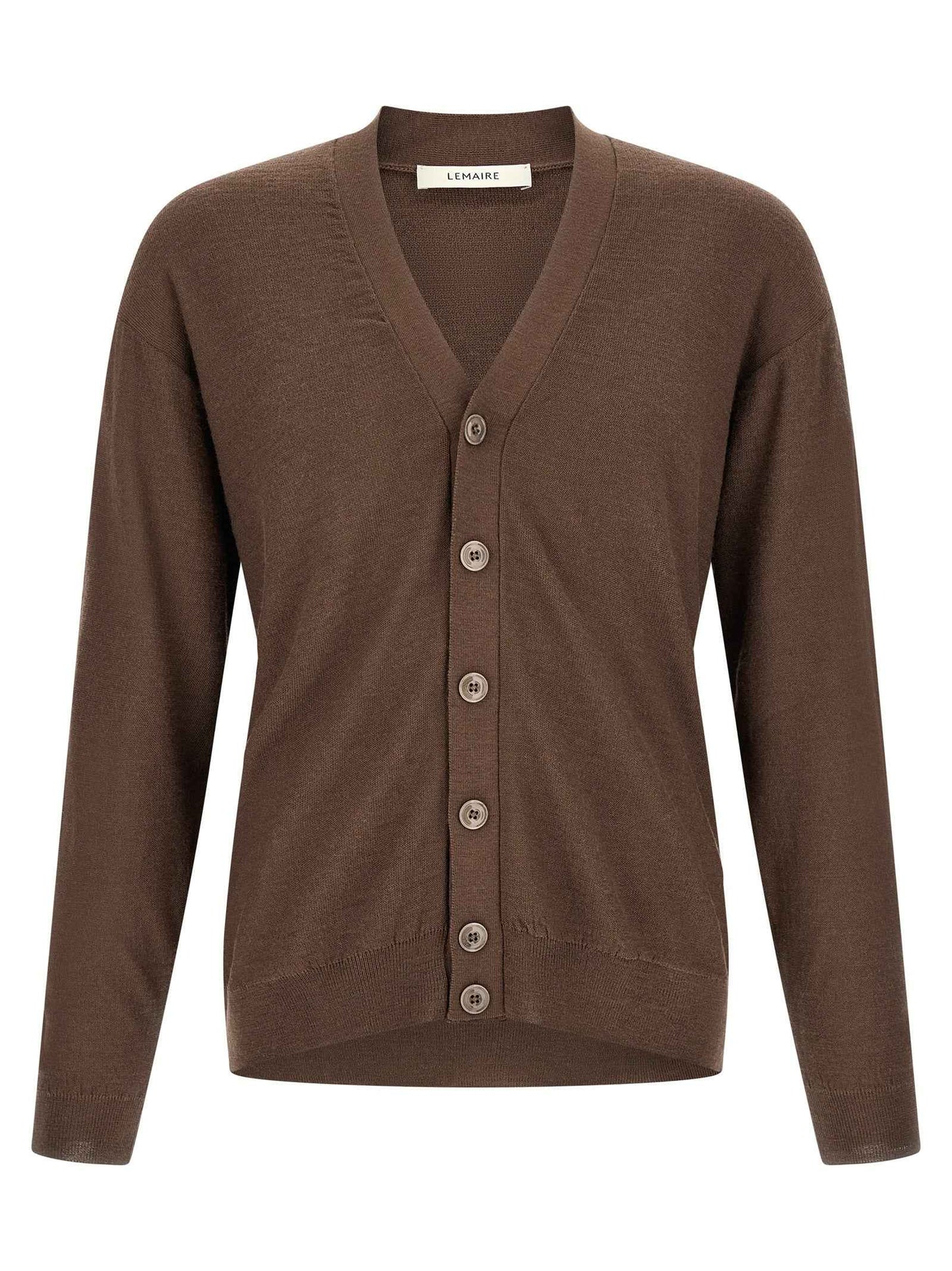 Brown Wool Cardigan