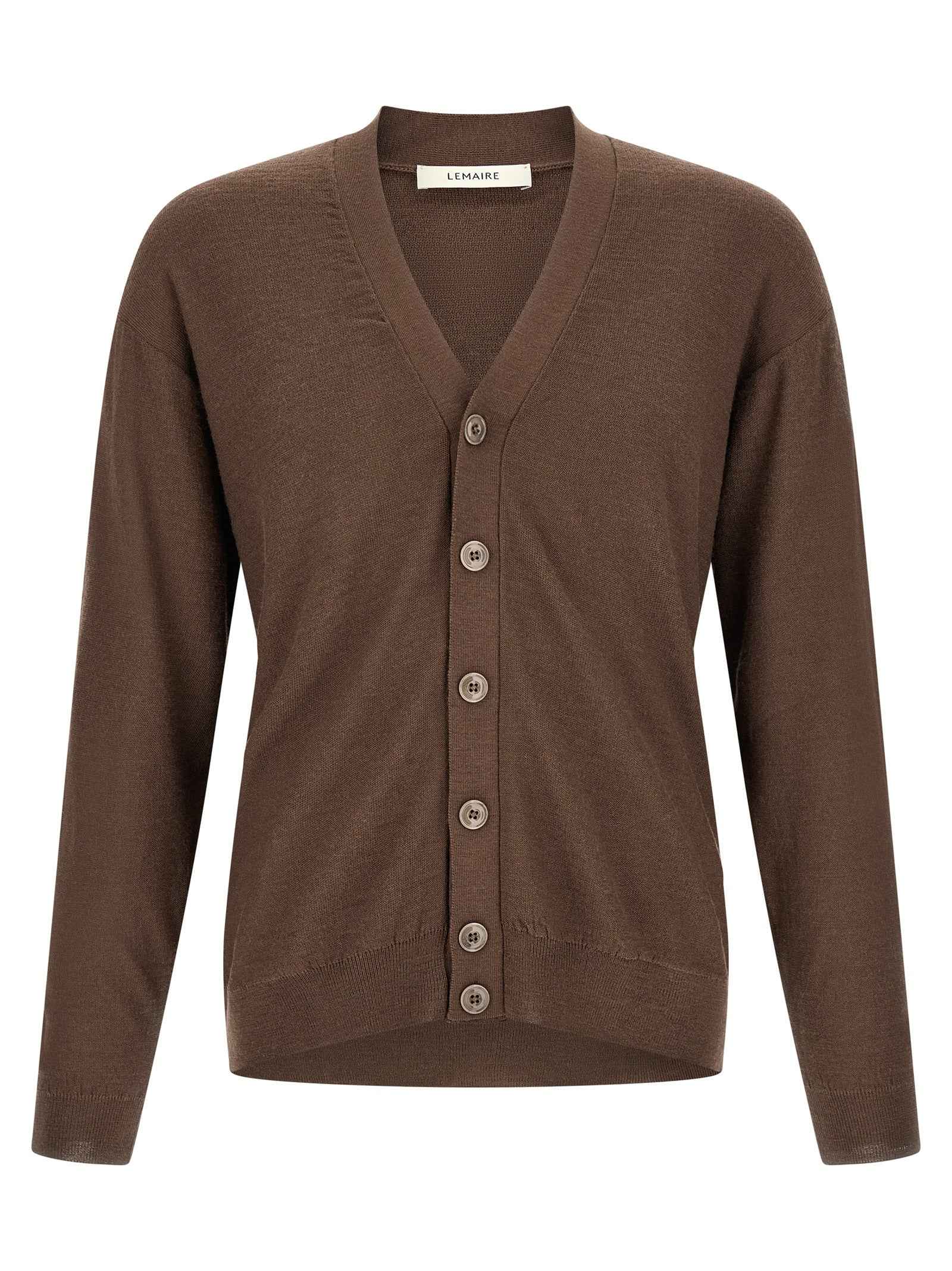Brown Wool Cardigan
