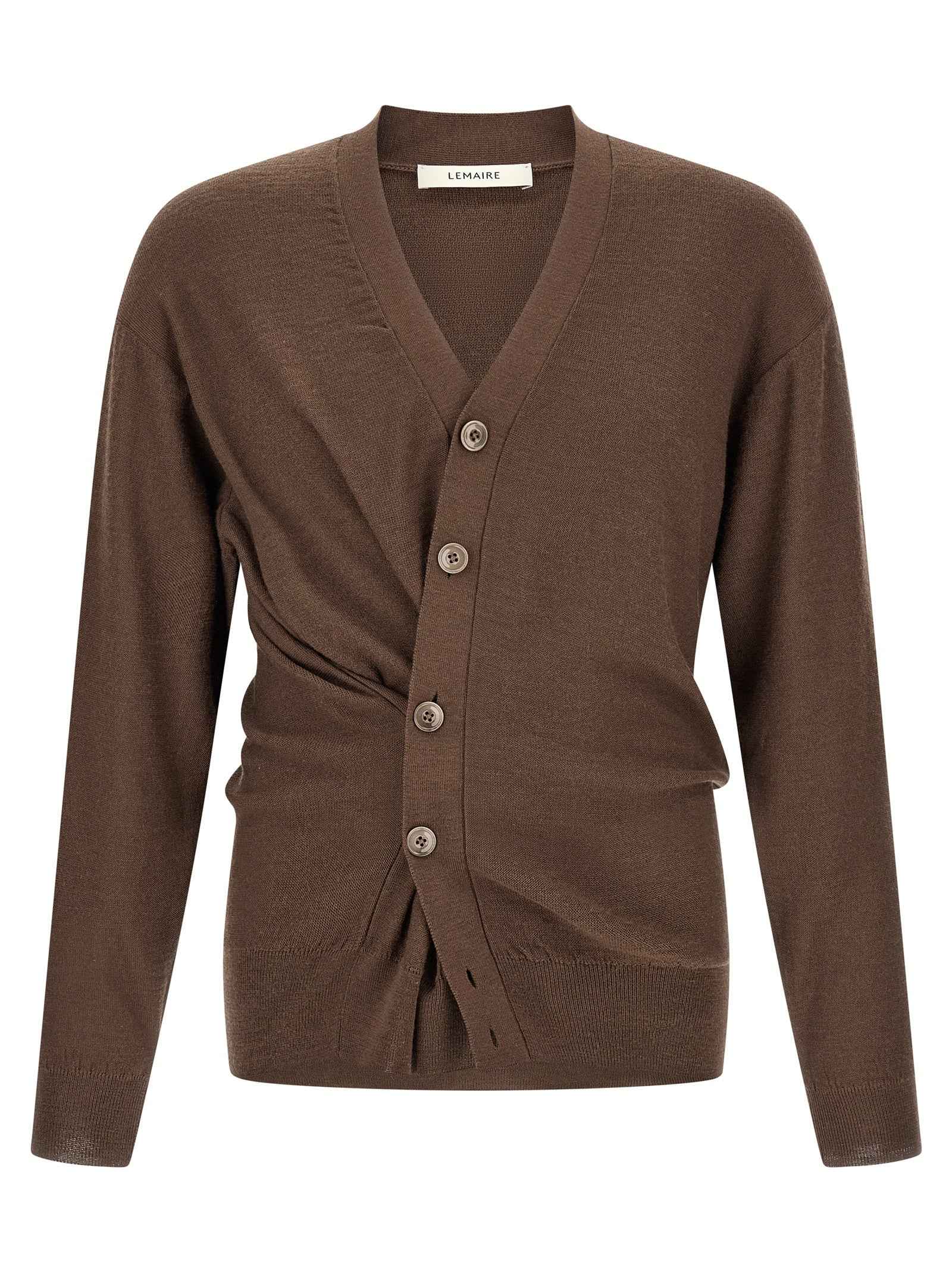 Brown Wool Cardigan