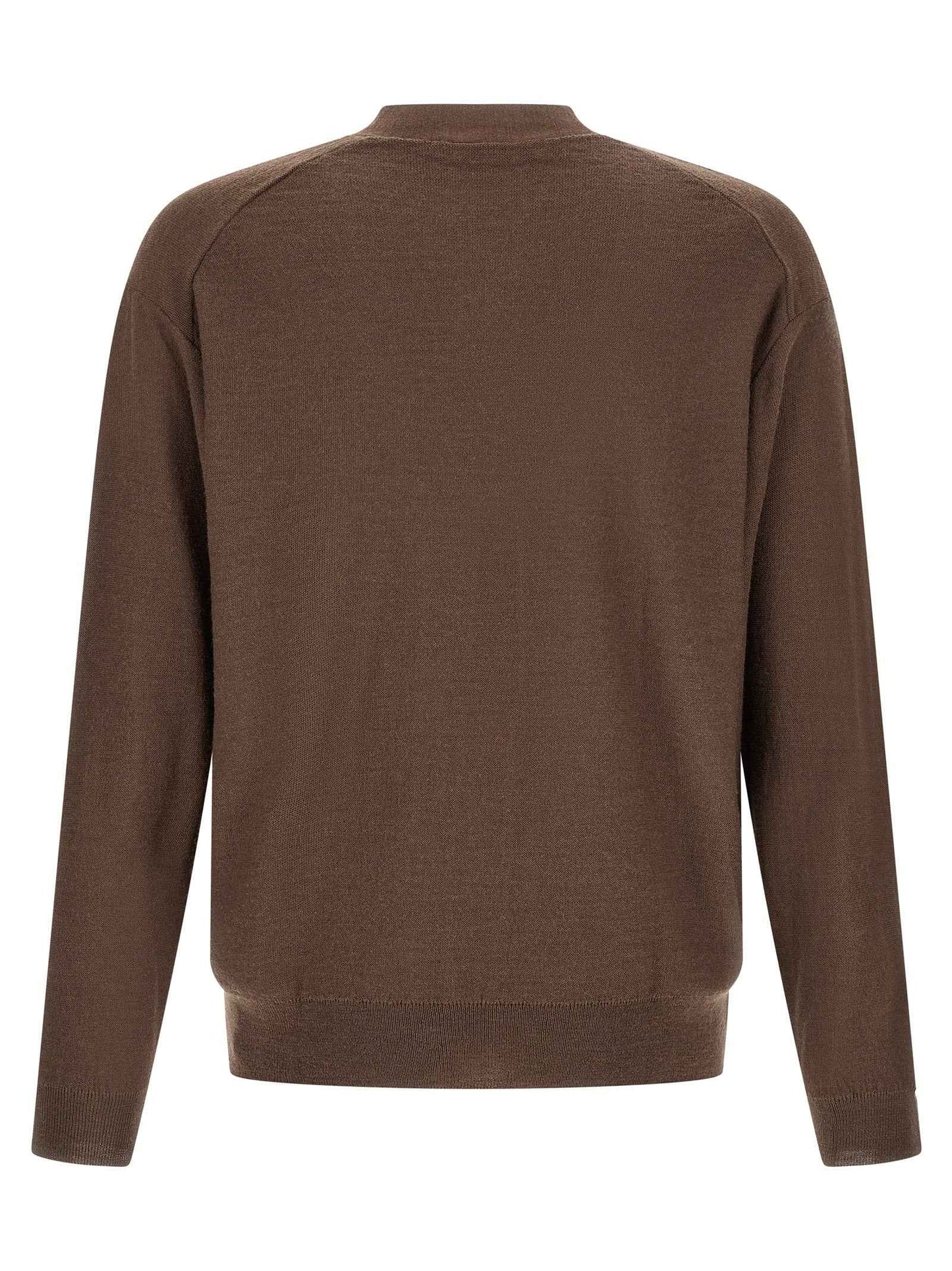 Brown Wool Cardigan