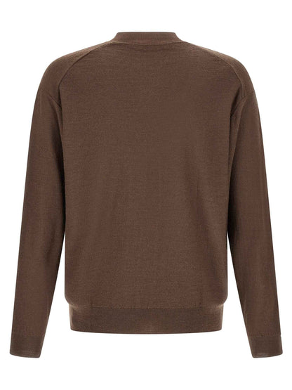 Brown Wool Cardigan