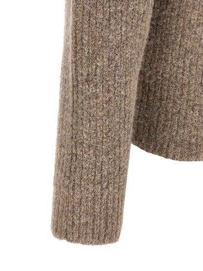 Beige Cotton Cardigan