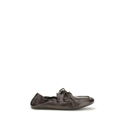 Brown Calf Leather Bos Taurus Slip-On Loafers