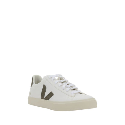 White Calf Leather Bos Taurus Low Top Sneakers