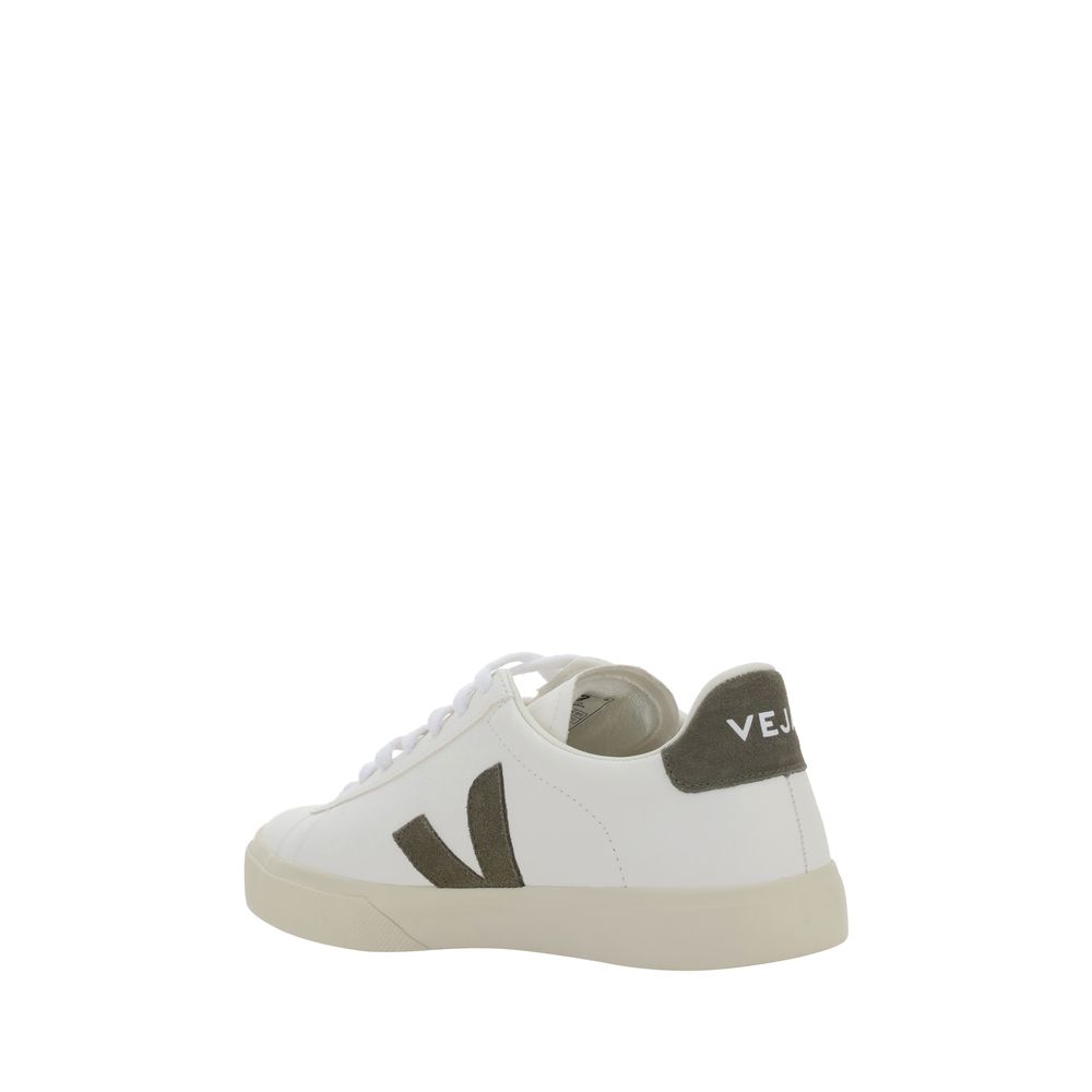 White Calf Leather Bos Taurus Low Top Sneakers