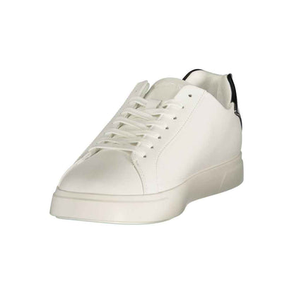 White Polyurethane Men's Sneaker