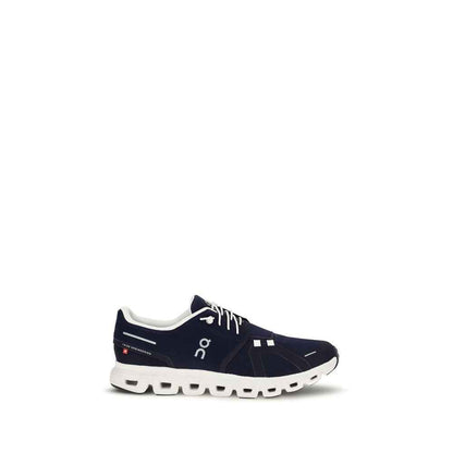 Black Recycled Polyester Athletic Sneakers