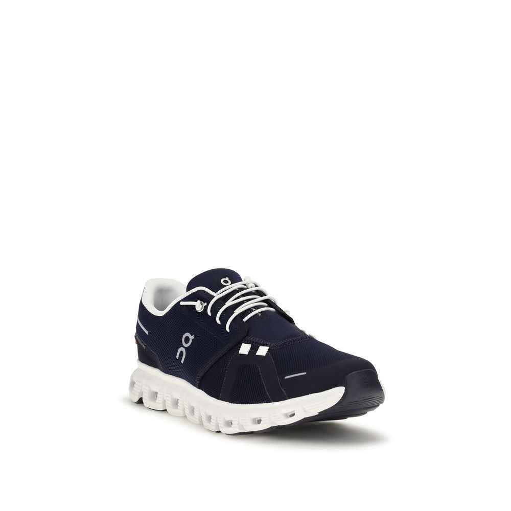Black Recycled Polyester Athletic Sneakers