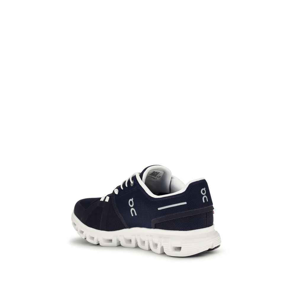 Black Recycled Polyester Athletic Sneakers