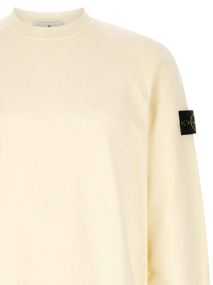 White Cotton Sweatshirt