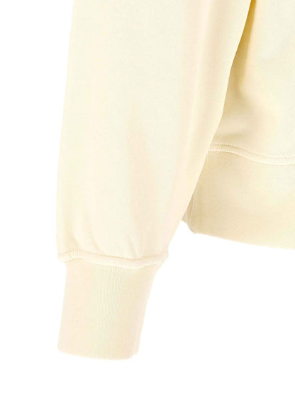 White Cotton Sweatshirt