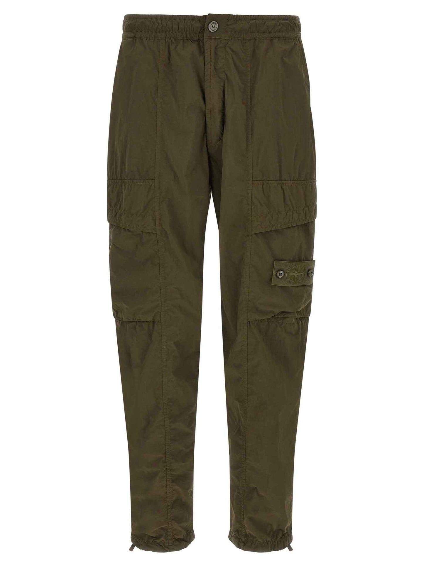 Bicolor Polyamide Cargo Pants