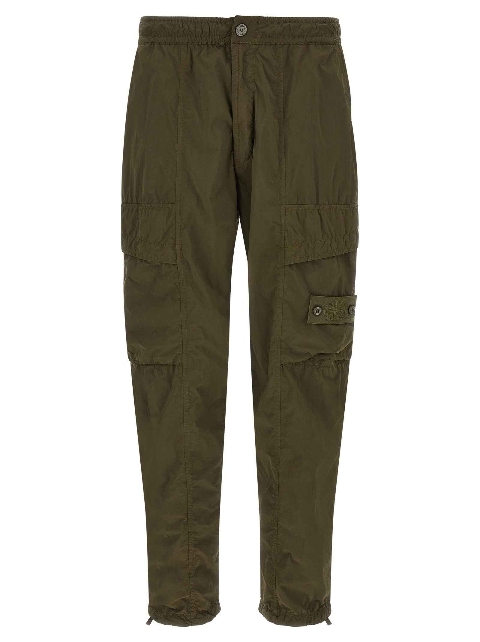 Bicolor Polyamide Cargo Pants