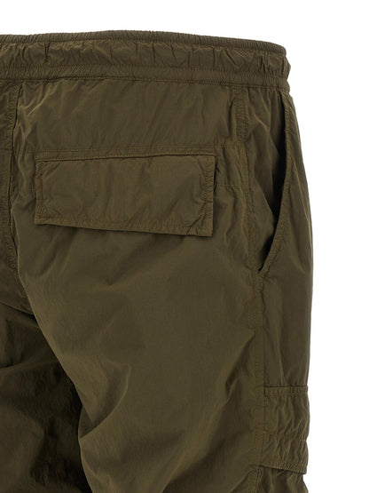 Bicolor Polyamide Cargo Pants