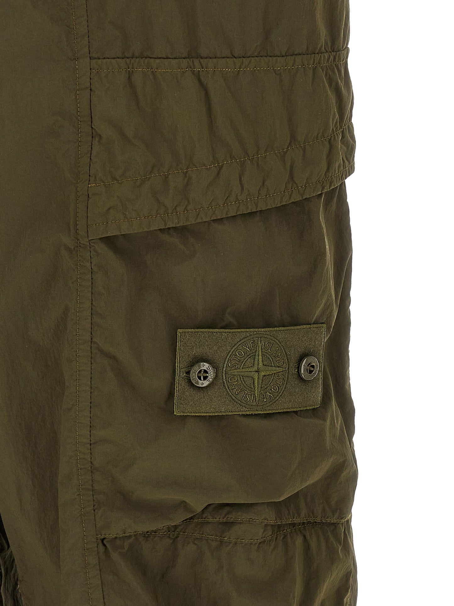 Bicolor Polyamide Cargo Pants