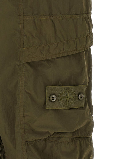 Bicolor Polyamide Cargo Pants