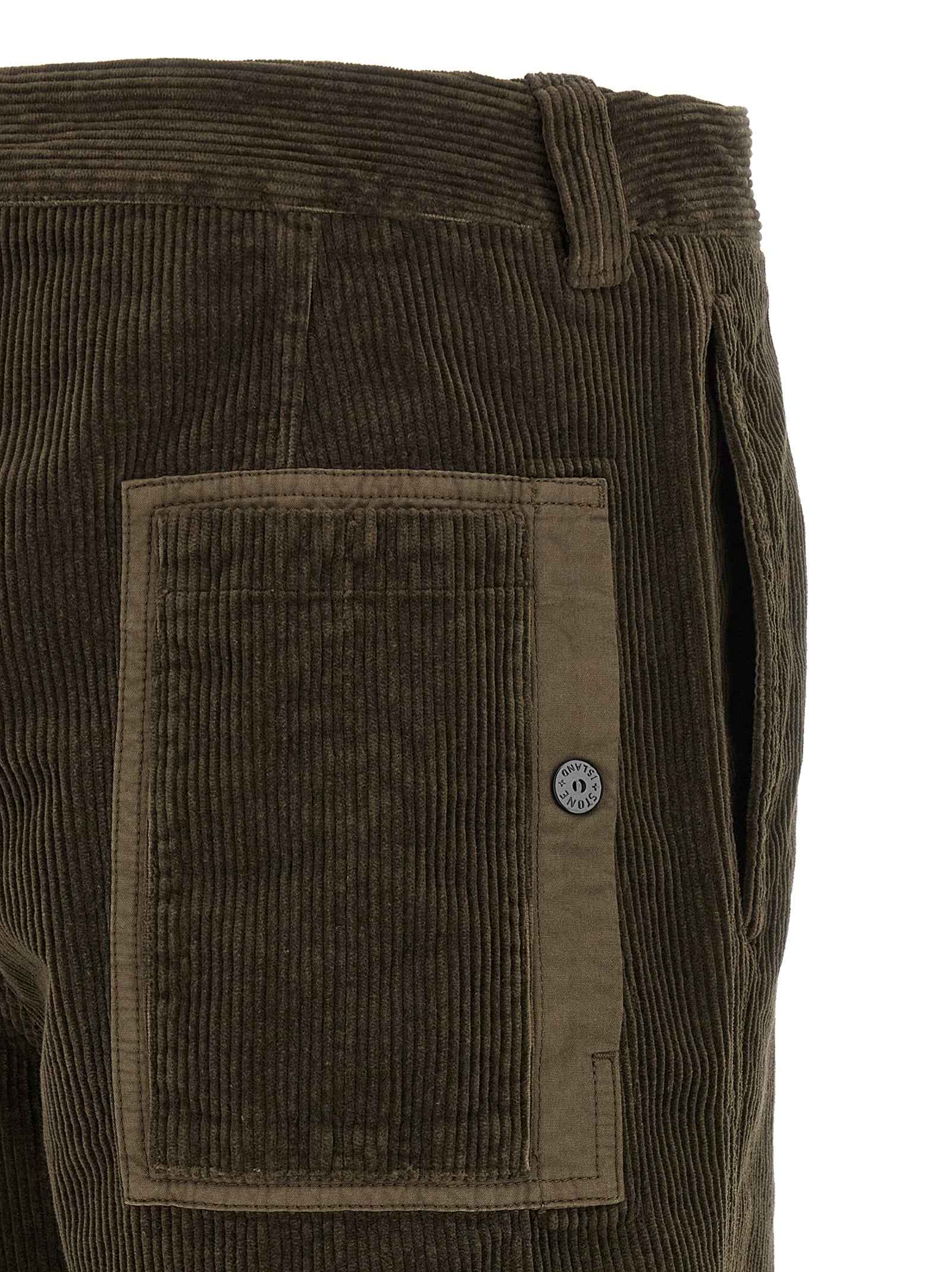 Gray Cotton Casual Pants
