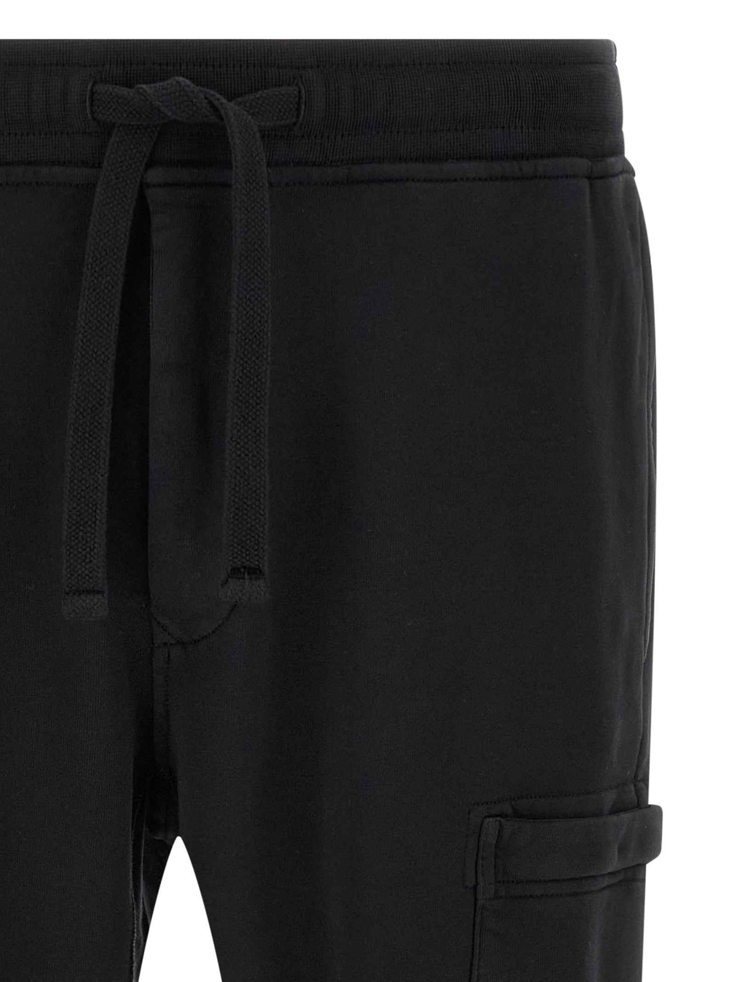 Black Cotton Joggers (Workout Pants)