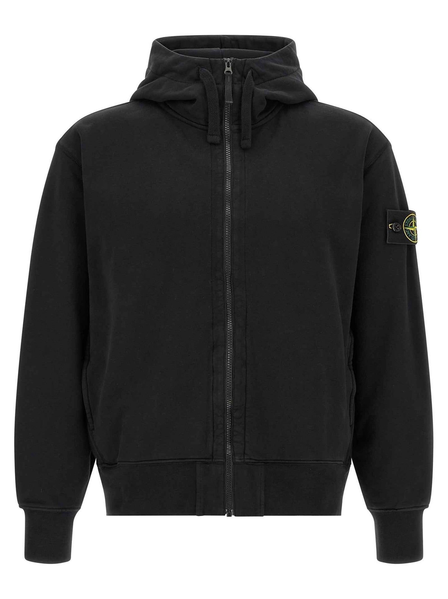 Black Cotton Sweatshirt