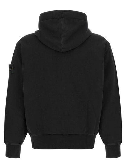 Black Cotton Sweatshirt