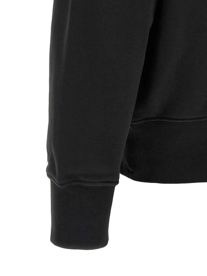 Black Cotton Sweatshirt