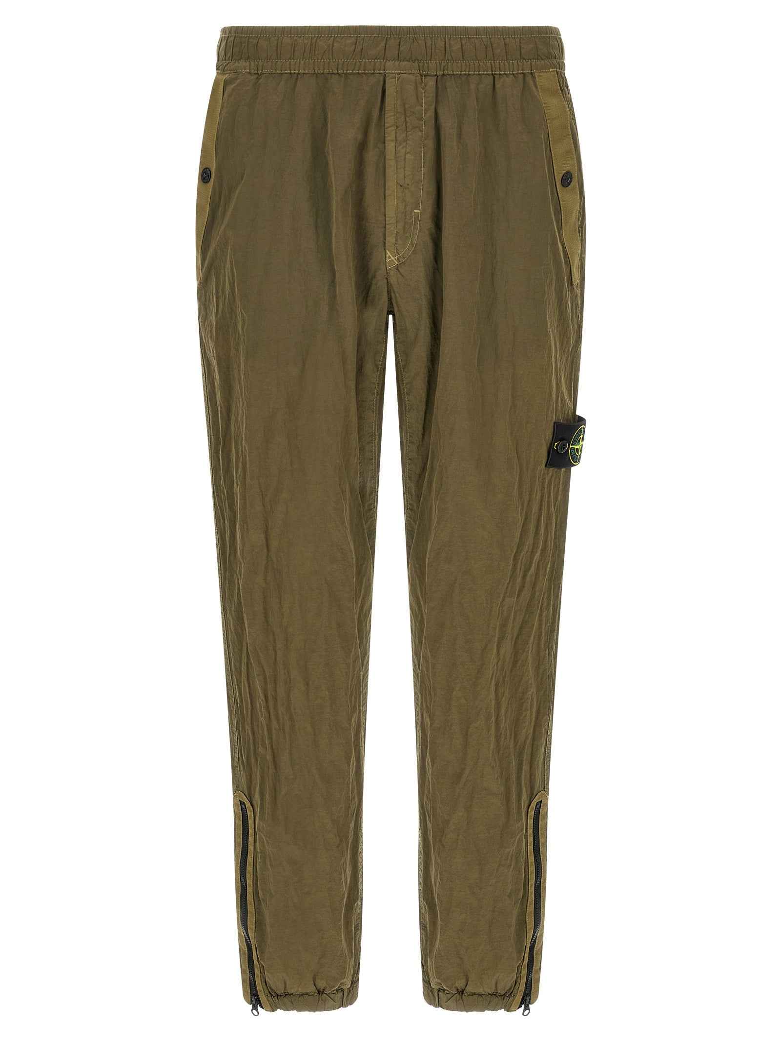 Bicolor Polyamide Athletic Pants