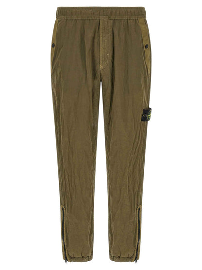 Bicolor Polyamide Athletic Pants