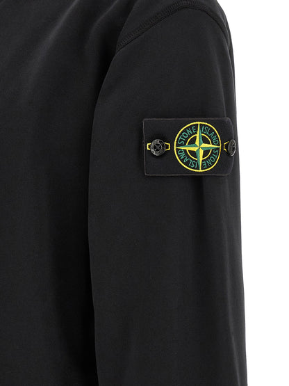 Black Cotton Sweatshirt