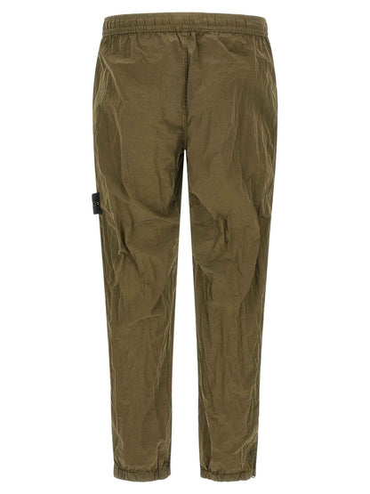 Bicolor Polyamide Athletic Pants