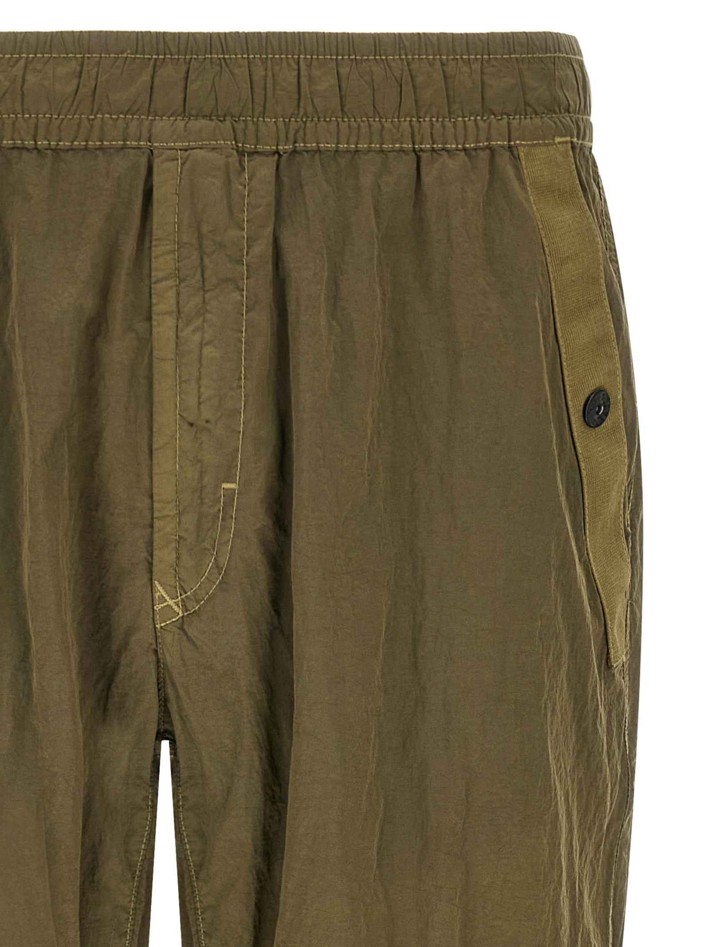 Bicolor Polyamide Athletic Pants