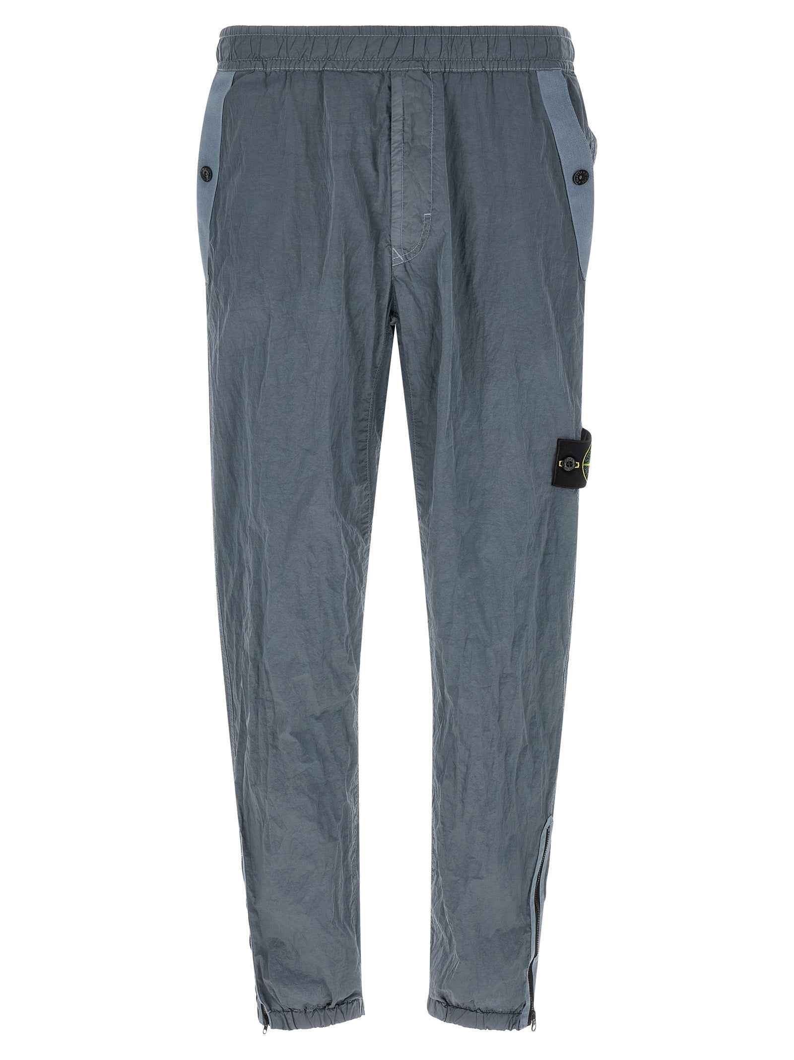 Gray Polyamide Joggers (Workout Pants)