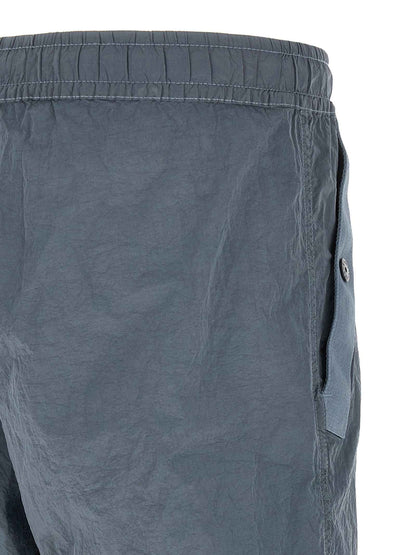 Gray Polyamide Joggers (Workout Pants)