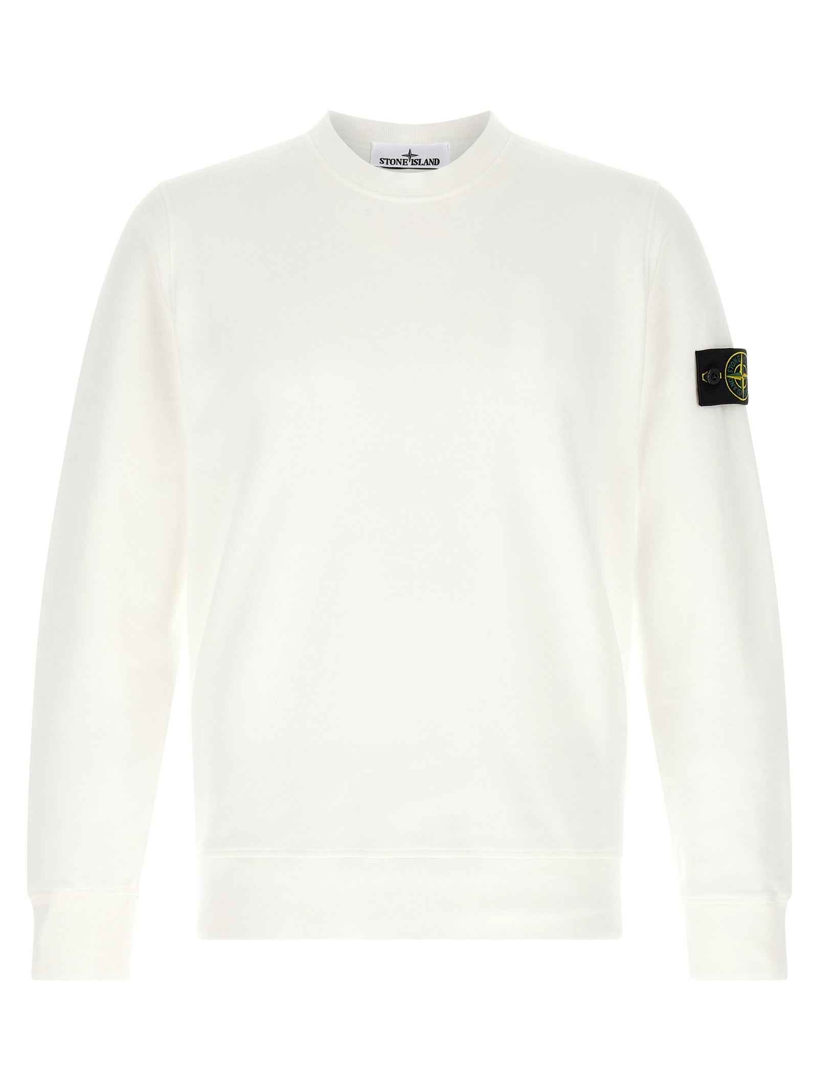 White Cotton Sweatshirt