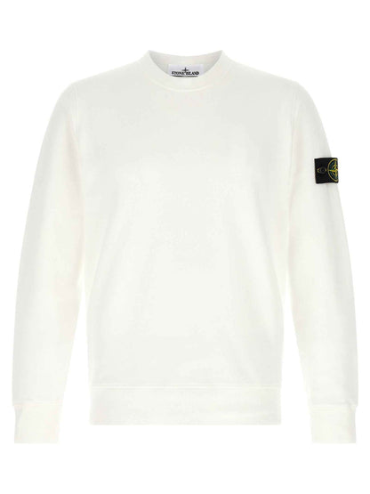White Cotton Sweatshirt